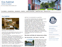 Tablet Screenshot of eco-habitat.net